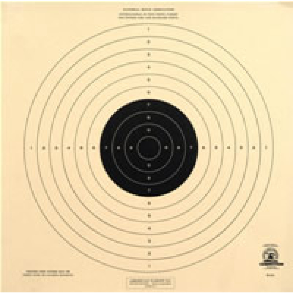 Uit Target Target B 40/4 10 Meter (33 Ft.) Air Pistol 4 Bullseye Official NRA ...