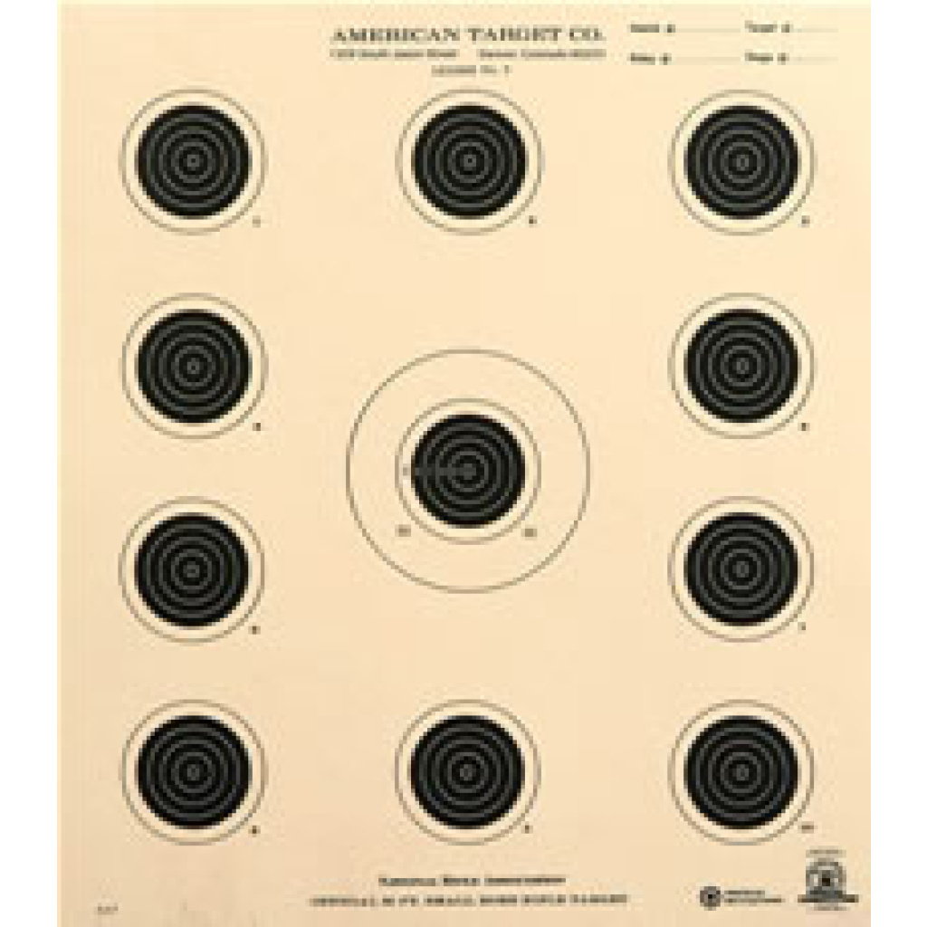 Target A17 50 Foot Small Bore 11 Bullseye NRA Indoor - Freeland's ...