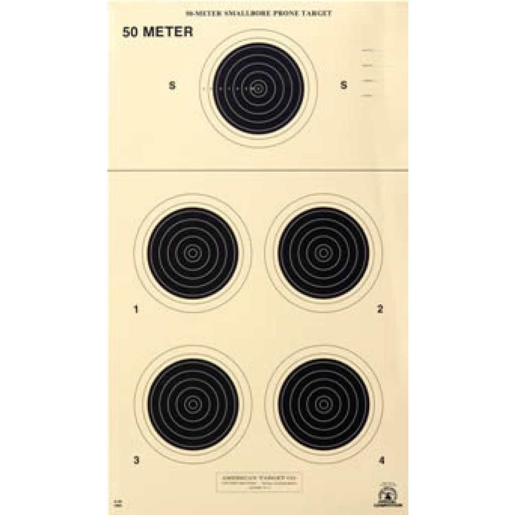 Target A26 50 Meter Small Bore 5 Bullseye NRA - Freeland's Sports LLC