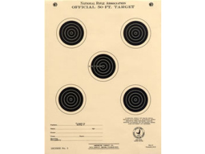 on Tagboard A23/5 A-23/5 Official NRA 50 Yard Smallbore Rifle Targets 