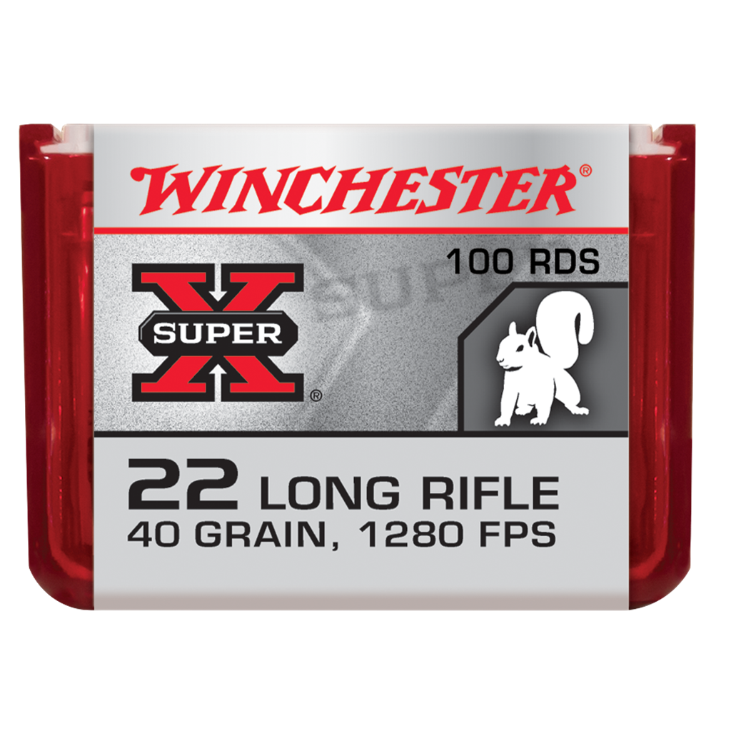 Winchester PowerPoint .22LR 1280FPS. 40GR. Copper Plated 100PK