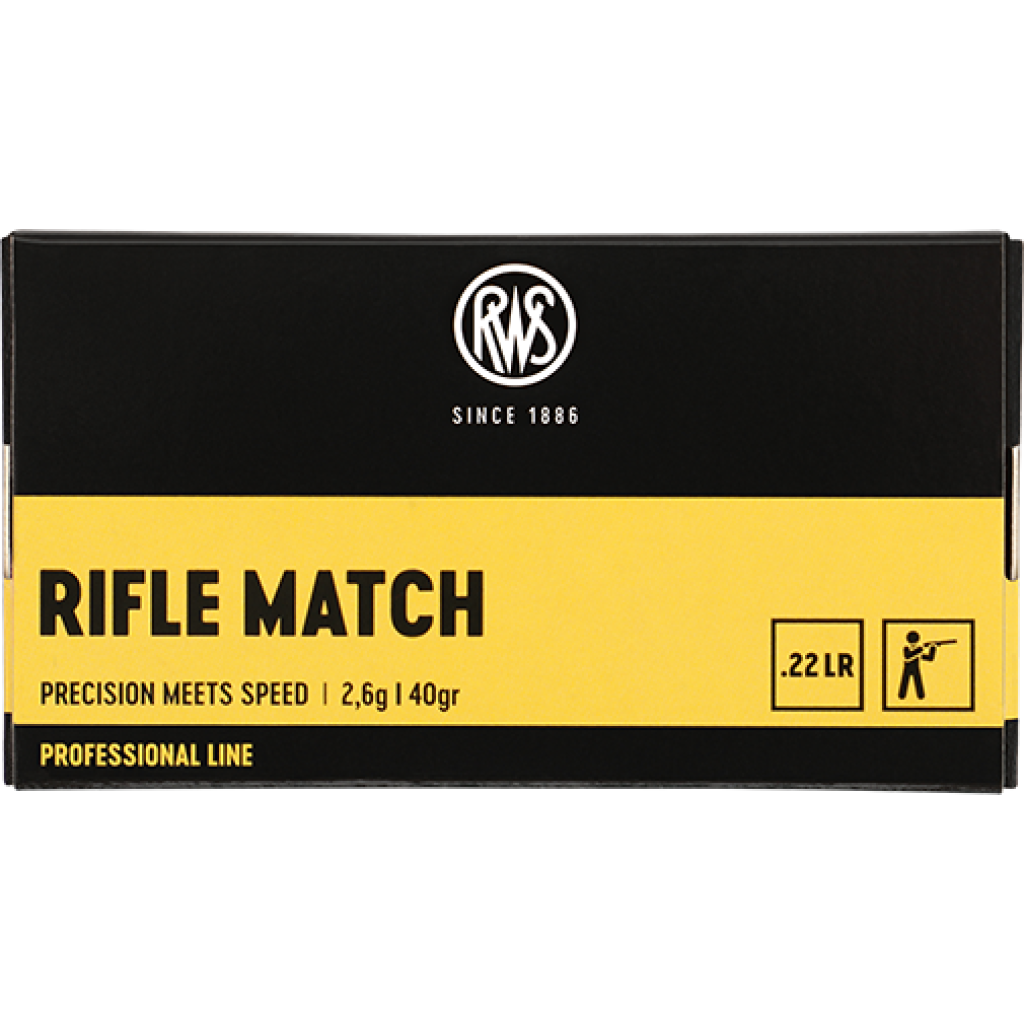 RWS Rifle Match 22LR Box 50 Freeland's Sports LLC