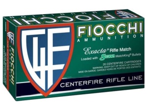 Fiocchi 308 Win 168gr Sierra Match King BTHP Box 20