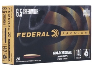 Federal Gold Medal 6.5CM 140gr Berger VLD Box 20