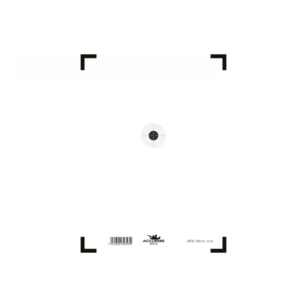 Accurize Target 100m Rifle to 5m - Freeland's Sports LLC
