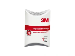 3M Disposable Earplugs - (1) Pair