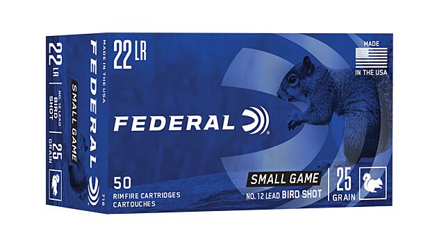 Federal Rimfire Shotshell 22 LR #12 Shot Ammunition Box 50