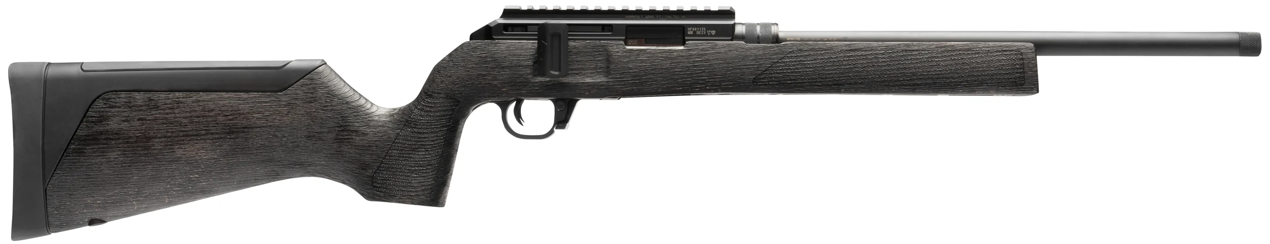 Hammerli Force B1 .22LR 10-Round Straight-Pull Action Rifle Antique Wood Gray