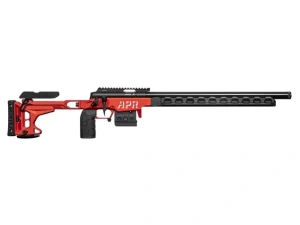 USED - Anschutz 1727 APR Competition 22LR 22" 1.10" Chassis Red & Black Steel Forearm 019358RBRX