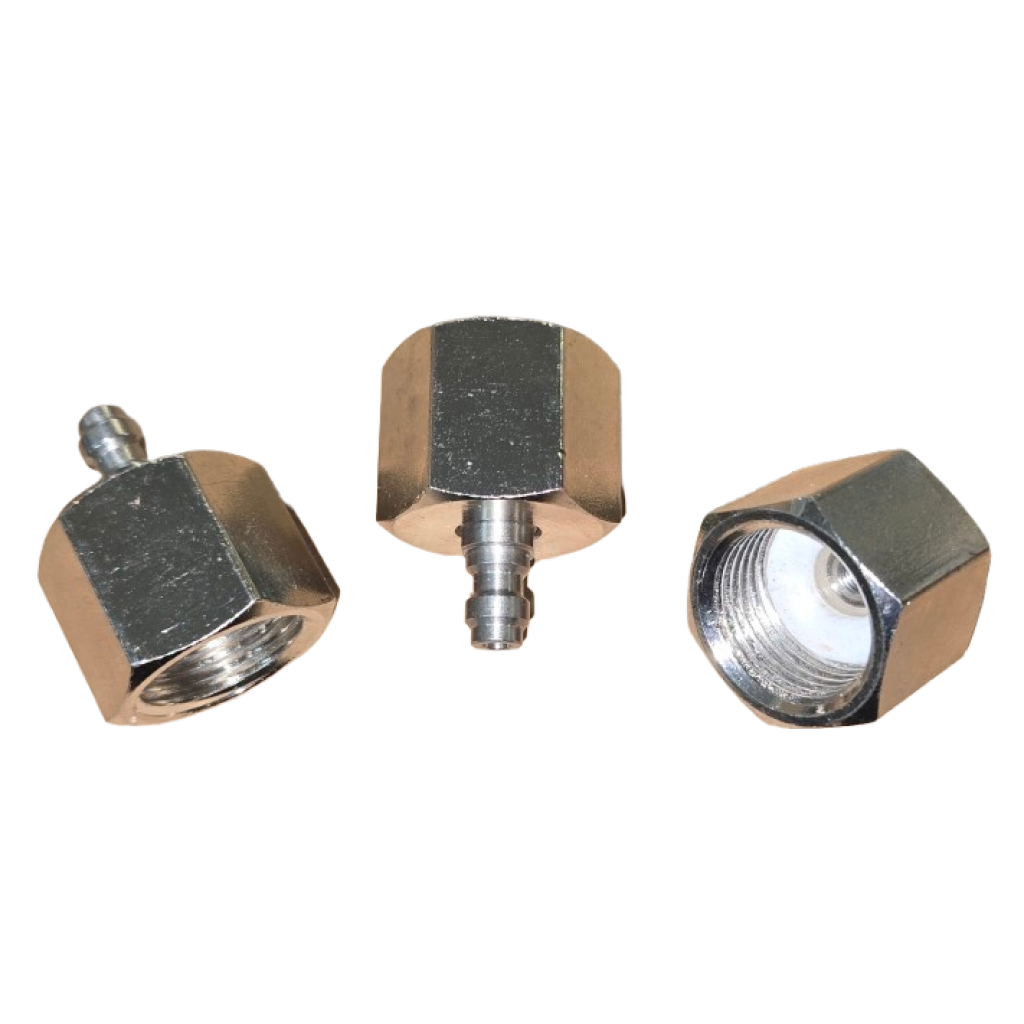 Steel Thread Blocks 8mm Male Quick Connect to Female DIN Adapter Stainless Steel - Freeland ...