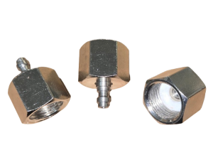 8mm Male Quick Connect to Female DIN Adapter hexagon