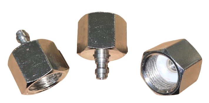 Plate Metal Riser 8mm Male Quick Connect to Female DIN Adapter Stainless Steel - Freeland ...