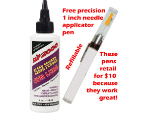 4 oz. Black Powder Lube CLP Slip2000 60855 + Free Pen Refillable